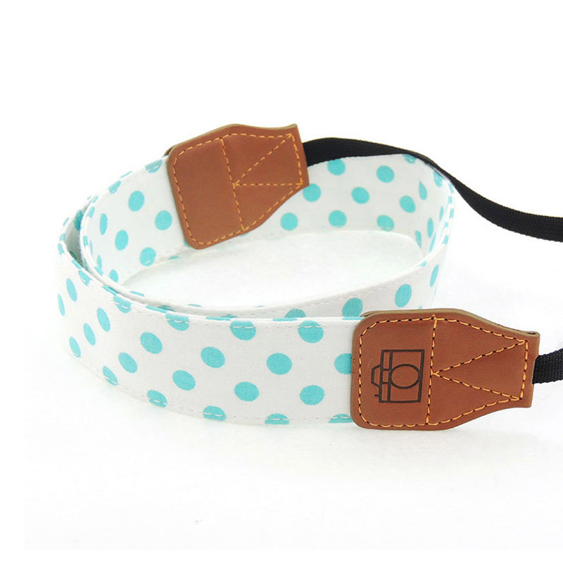 Mješavina pamuka, točkasti, izdržljivi oko vrata, lagani prijenosni dodaci, podesivi remen za DSLR fotoaparat