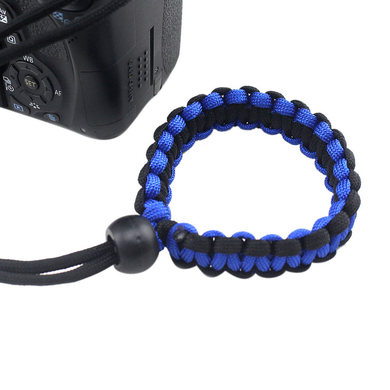 Najlonski dalekozor Vanjski prijenosni ručno rađeni pleteni konop Meki remen za ručni zglob Narukvica Univerzalni dodaci za fotoaparate Podesivi