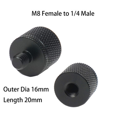 1/4" 3/8" 5/8" M8 M6 isane-emane keermega kruvikinnitus muunduri adapter mikrofoni kronsteini statiivi plaadiga peegelkaamera tarvikud