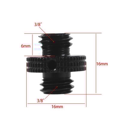 1/4" 3/8" 5/8" M8 M6 isane-emane keermega kruvikinnitus muunduri adapter mikrofoni kronsteini statiivi plaadiga peegelkaamera tarvikud