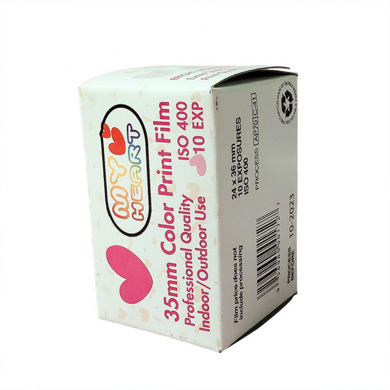 12 bucăți Film color la 400 de grade Film Retro Sweetheart Love Film negativ 35 mm Film negativ Seturi de studio foto