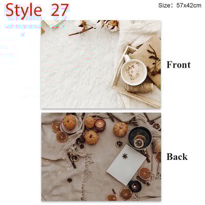 Karšta fotostudija fotografijos rekvizitai Fonas Fotofonai Fono popierius Maistas Kosmetika Fotosesijos Fotoskambučio priedai