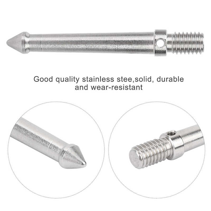 Šiljak za stativ 3/8 inča Vijak od nehrđajućeg čelika, zamjenski monopod za stativ, 8 cm/12 cm duljine za vanjsku fotografiju