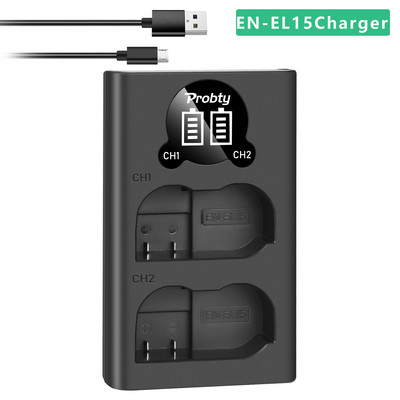 LP-E6 LP-E8 LP-E12 LPE6 NP-FW50 NP-F550 NP-W235 NP-BX1 EN-EL14 EL14 EN-EL15 EN-EL23 LED batéria do fotoaparátu s dvojitou nabíjačkou