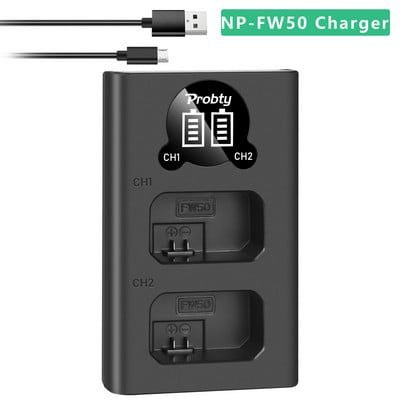 LP-E6 LP-E8 LP-E12 LPE6 NP-FW50 NP-F550 NP-W235 NP-BX1 EN-EL14 EL14 EN-EL15 EN-EL23 LED batéria do fotoaparátu s dvojitou nabíjačkou