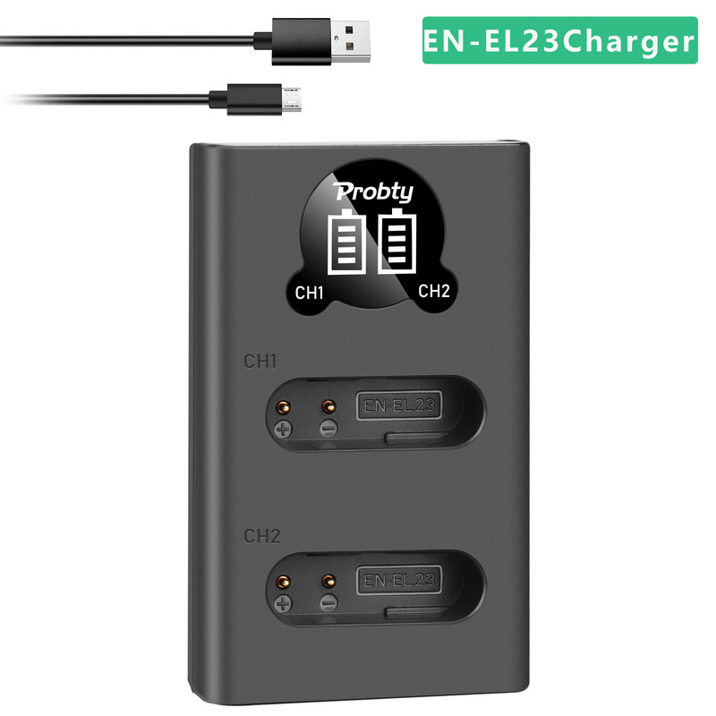 LP-E6 LP-E8 LP-E12 LPE6 NP-FW50 NP-F550 NP-W235 NP-BX1 EN-EL14 EL14 EN-EL15 EN-EL23 LED batéria do fotoaparátu s dvojitou nabíjačkou