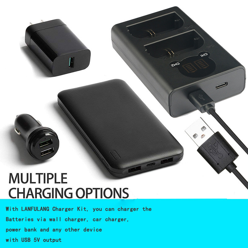 NP-FZ100 NP FZ100 NP-FW50 NP FW50 LP-E6 LP E6 LP-E17 LP E17 EN-EL14 EN EL14 EN-EL15 EN EL15 Dual LED Punjač baterije za fotoaparat