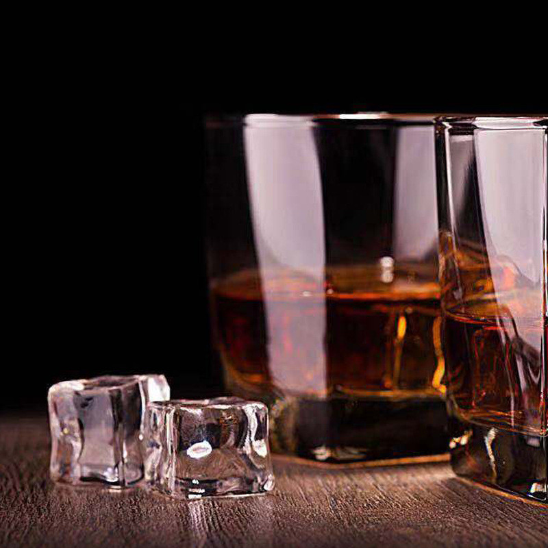 Ļoti caurspīdīgi imitēti ledus kubiņi un sasmalcināta ledus fotografēšanas aksesuāri Deco for Fruit Cola šampanieša alus viskija dzērienu bārs