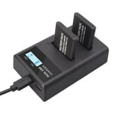 Fotoaparato akumuliatoriaus įkroviklis EN-EL10 ENEL10 LI40B LI 40B LI-40B LI-42B, skirtas Olympus Nikon Fujifilm Kodak skaitmeniniam akumuliatoriaus įkrovikliui