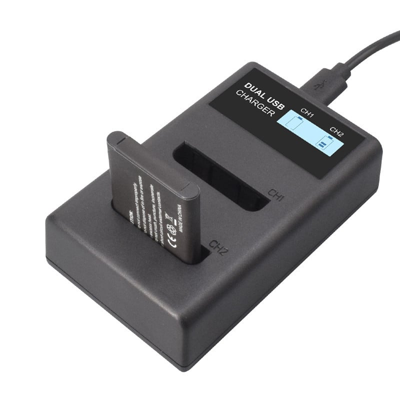 Fotoaparato akumuliatoriaus įkroviklis EN-EL10 ENEL10 LI40B LI 40B LI-40B LI-42B, skirtas Olympus Nikon Fujifilm Kodak skaitmeniniam akumuliatoriaus įkrovikliui