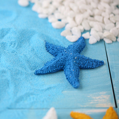 Peened kaunistused, naturaalsed kestad, merekarbi simulatsioonid, vaik meritäht sinine liiv rannakäsitöö fotode taustade fotograafia rekvisiidiks