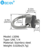 DSLR-rihma kruvi d rõngaga kaamera kruvikinnitus 1/4-tolline kiirkinnitusplaat Kruvi kaamera tarvikute jaoks (adapter kingituseks)