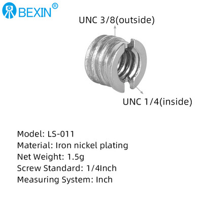DSLR-rihma kruvi d rõngaga kaamera kruvikinnitus 1/4-tolline kiirkinnitusplaat Kruvi kaamera tarvikute jaoks (adapter kingituseks)