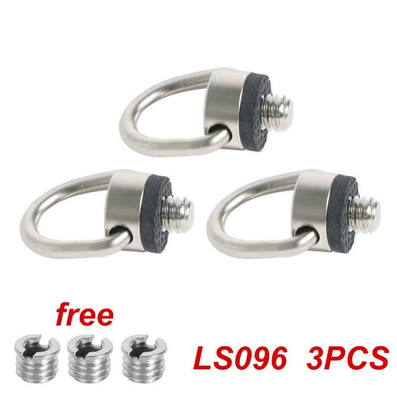 DSLR-rihma kruvi d rõngaga kaamera kruvikinnitus 1/4-tolline kiirkinnitusplaat Kruvi kaamera tarvikute jaoks (adapter kingituseks)