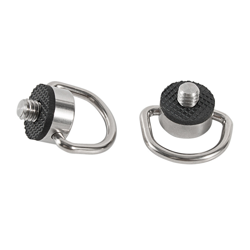 DSLR-rihma kruvi d rõngaga kaamera kruvikinnitus 1/4-tolline kiirkinnitusplaat Kruvi kaamera tarvikute jaoks (adapter kingituseks)