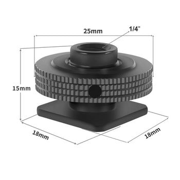 BGNing Cold Shoe Mount Adapter with 1/4\