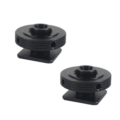 BGNing hidegcipős rögzítő adapter 1/4"-es alsó lyukkal a DSLR fényképezőgép tokos monitortartójához Állvány vakulámpa Mikr Photogeaphy Vlog