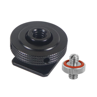 BGNing hidegcipős rögzítő adapter 1/4"-es alsó lyukkal a DSLR fényképezőgép tokos monitortartójához Állvány vakulámpa Mikr Photogeaphy Vlog