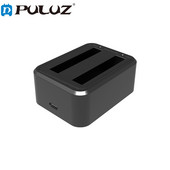 PULUZ Battery Fast Charger Hub Stalak za punjenje za Insta360 X3 USB Dual Bateries Shadowstone & Indicator Light Dodaci za fotoaparat