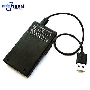 Φορτιστής USB για D-L178 DL178 D-Li78 DLi78 Μπαταρία Εφαρμόζει Pentax Optio S1 M50 M60 V20 W60 L50 W80 Ψηφιακές φωτογραφικές μηχανές