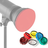 Capac de culoare Filtru de difuzie Capac din material pentru bliț de studio Strobe Monolight 7" Reflector standard Iluminare fotografică Esențială