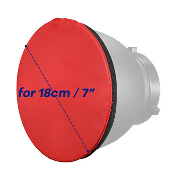 Цветна капачка Филтър Дифузионно платнено покритие за студийна светкавица Strobe Monolight 7\