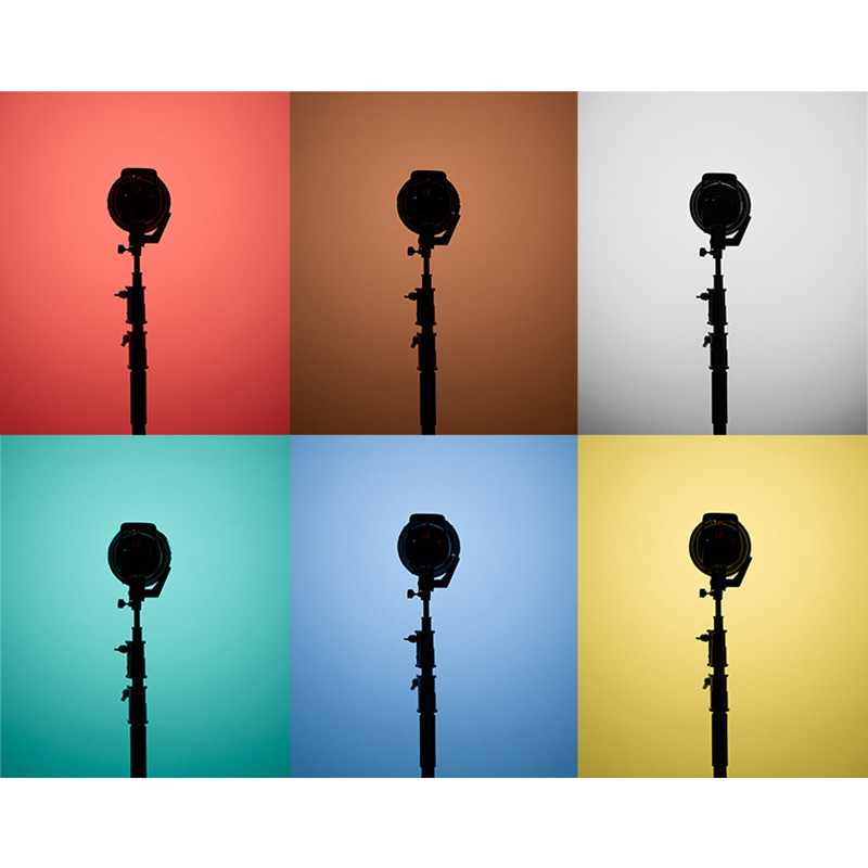 Capac de culoare Filtru de difuzie Capac din material pentru bliț de studio Strobe Monolight 7" Reflector standard Iluminare fotografică Esențială