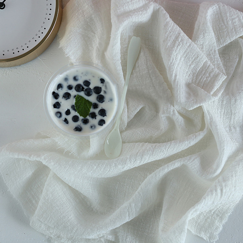 INS jednobojna pozadinska tkanina za fotografije Lanena izbočina Tekstura tkana tkanina Vintage studijski rekviziti za pečenje hrane Pozadina