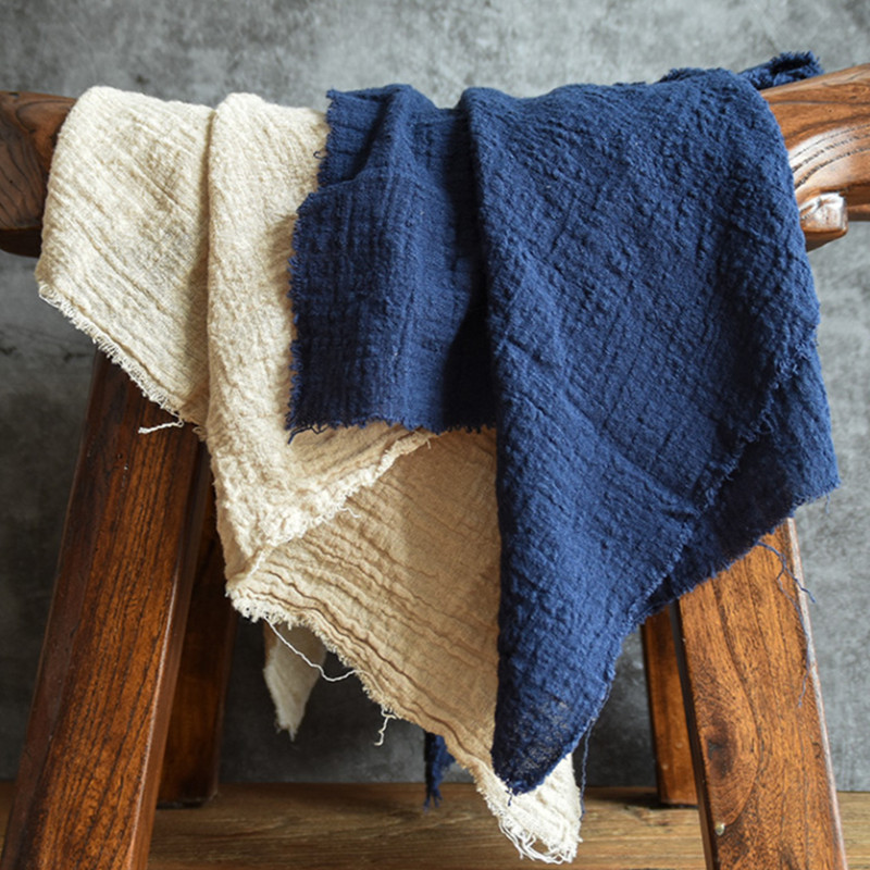 INS jednobojna pozadinska tkanina za fotografije Lanena izbočina Tekstura tkana tkanina Vintage studijski rekviziti za pečenje hrane Pozadina