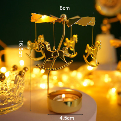 Sveces daktis fiksēta uzlīme Aromterapijas DIY bāzes uzlīme Jauka sirds, rotējoša svečturi