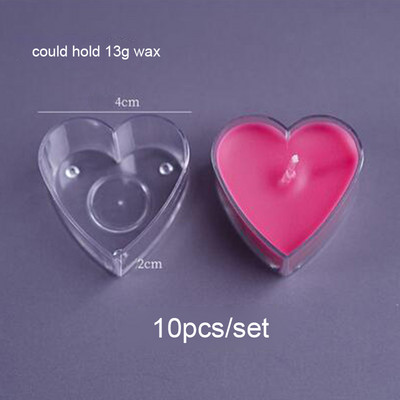 Sveces daktis fiksēta uzlīme Aromterapijas DIY bāzes uzlīme Jauka sirds, rotējoša svečturi