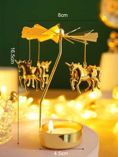 Sveces daktis fiksēta uzlīme Aromterapijas DIY bāzes uzlīme Jauka sirds, rotējoša svečturi