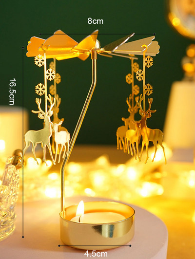 Sveces daktis fiksēta uzlīme Aromterapijas DIY bāzes uzlīme Jauka sirds, rotējoša svečturi