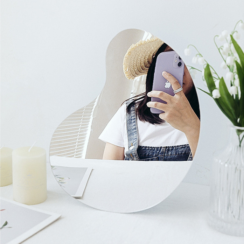 Oglindă rotundă Oglindă acrilice reflectorizante Articole Tabla de fotografie inversată Recuzită pentru fotografie Recuzită de fotografiere pentru bijuterii, cosmetice