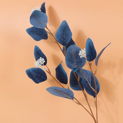 Umjetno lišće eukaliptusa Voće 3 grančice Fotografiranje Dekor Pozadina za fotografiju Rekviziti Stolna ploča Fotografia Fotografski studio