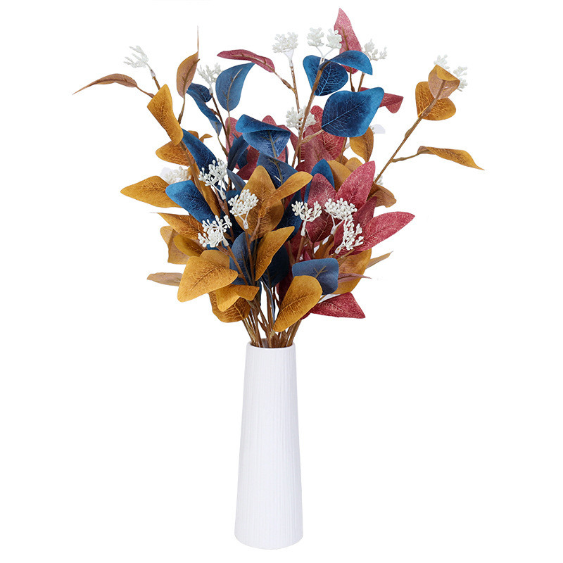 Umjetno lišće eukaliptusa Voće 3 grančice Fotografiranje Dekor Pozadina za fotografiju Rekviziti Stolna ploča Fotografia Fotografski studio