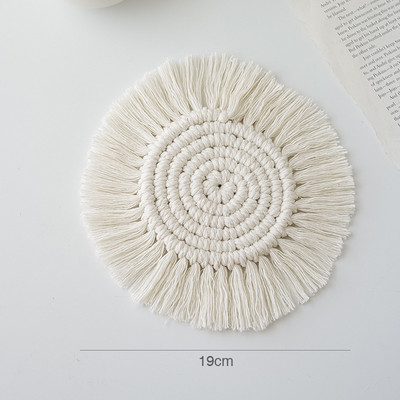 Csésze Szigetelő Szőnyeg Rojtos Szövet Csipke Bojt párna fotózáshoz Kellékek Kávé Tea Élet Fotó Étel Lövés Háttér dekoráció