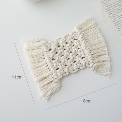 Csésze Szigetelő Szőnyeg Rojtos Szövet Csipke Bojt párna fotózáshoz Kellékek Kávé Tea Élet Fotó Étel Lövés Háttér dekoráció