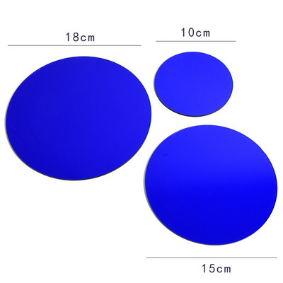 Dažādu krāsu akrila ģeometrijas kosmētika šaušana dekoratīvi rotājumi fotogrāfija fona rekvizīti