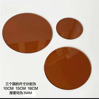 Dažādu krāsu akrila ģeometrijas kosmētika šaušana dekoratīvi rotājumi fotogrāfija fona rekvizīti