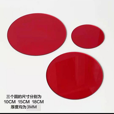 Dažādu krāsu akrila ģeometrijas kosmētika šaušana dekoratīvi rotājumi fotogrāfija fona rekvizīti