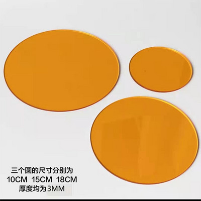 Dažādu krāsu akrila ģeometrijas kosmētika šaušana dekoratīvi rotājumi fotogrāfija fona rekvizīti