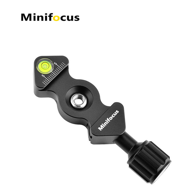 Mini brzootpuštajuća stezaljka u stilu riblje kosti s adapterom za vijke 3/8"-1/4" za kuglastu glavu stativa kompatibilna s pločom u stilu Arca