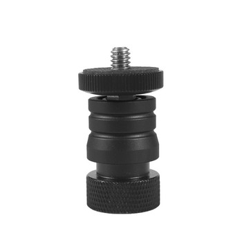 1/4\'\' Mini Tripod Ballhead Ballhead Quick Release Ball for Friction Magic Arm Monitor Στήριγμα φωτός LED με αποσπώμενη πλάκα