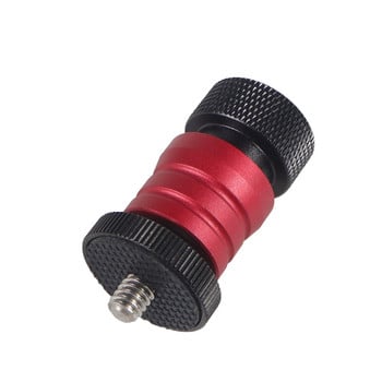 1/4\'\' Mini Tripod Ballhead Ballhead Quick Release Ball for Friction Magic Arm Monitor Στήριγμα φωτός LED με αποσπώμενη πλάκα