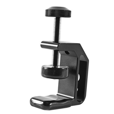 Univerzális konzol bilincs LED lámpatartozékok Barkácsolás rögzített csavaros fém műanyag asztali lámpa tartó kapocs Broadcast Mic állvány bilincshez