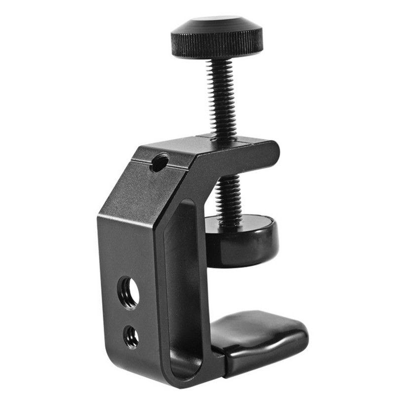 Univerzális konzol bilincs LED lámpatartozékok Barkácsolás rögzített csavaros fém műanyag asztali lámpa tartó kapocs Broadcast Mic állvány bilincshez