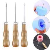 3 бр. Конусовидни комплекти с кръгъл отвор за Направи си сам Инструмент за изработване на свещи Перфоратор Оборудване за ръчна бормашина Игла за пробиване Свещ Фитил Инструменти Инструменти за свещи