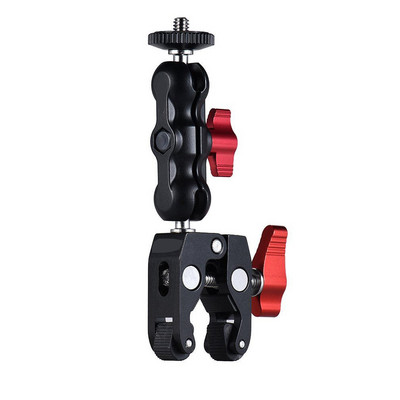 Višenamjenska kuglasta glava Super stezaljka Ball Mount Stezaljka Magic Arm za GPS telefon Monitor Video Light Super stezaljka s 1/4 navojem