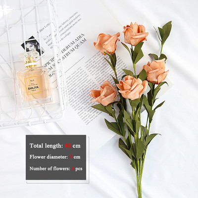 Material fotografic INS Grădină cu flori artificiale Buchet de flori de trandafiri Studio ședință foto Fundal decorare recuzită Fotografia